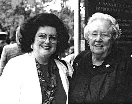 Lt. Colonel Evangeline "Jamie" Jamison and Beverly Thompson